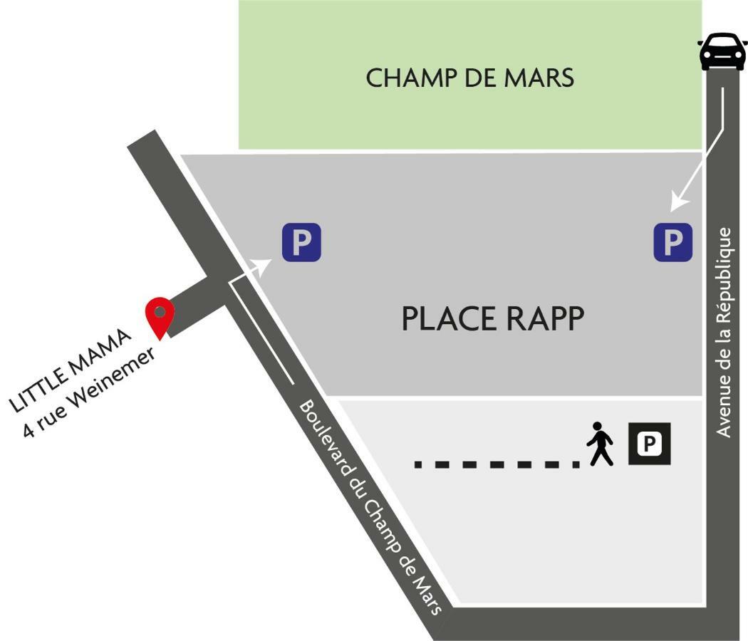 Little Mama 80 Meters From Public Parking Rapp Apartment Colmar Ngoại thất bức ảnh